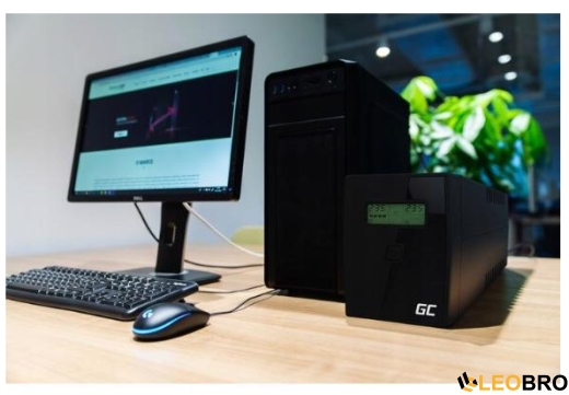 ДБЖ/Безперебійник Green Cell UPS 1500VA/900W (UPS04) - 5
