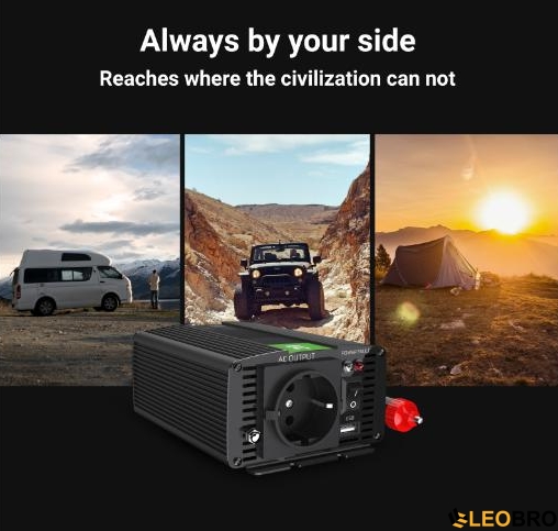 Автомобільний інвертор Green Cell 12V на 230V 150W/300W (INV06) - 8