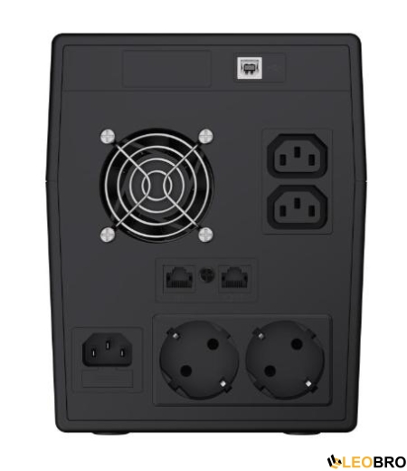 ДБЖ/Безперебійник Green Cell 2000VA/1400W (UPS09) Чистий синус - 2