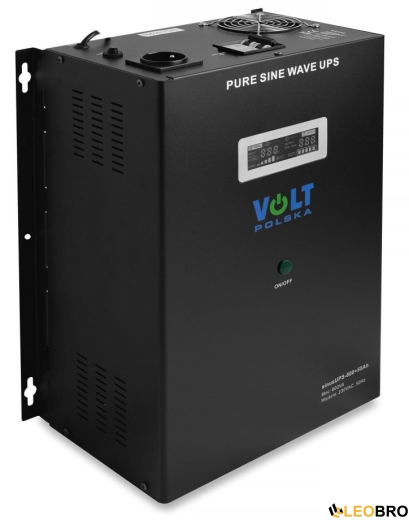 ДБЖ/Безперебійник VOLT SINUS UPS 800 500/800W + AKU 55Ah (3SR800WA55) - 1