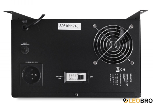 ДБЖ/Безперебійник VOLT SINUS UPS 800 500/800W + AKU 55Ah (3SR800WA55) - 6