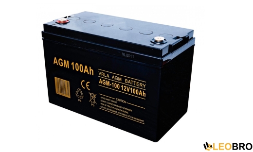 Гібридний ДБЖ/інвертор Volt Polska SINUS PRO 1000E + Акумулятор AGM Volt 12V 100Ah - 3