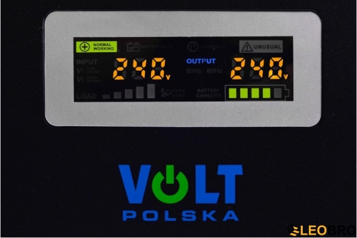 Бесперебойник/ИБП VOLT SINUS UPS 500 300/500W + AKU 40Ah (3SR500WA40) - 3