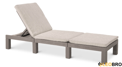 Шезлонг Keter DAYTONA DELUXE (Капучіно) (3178) - 1
