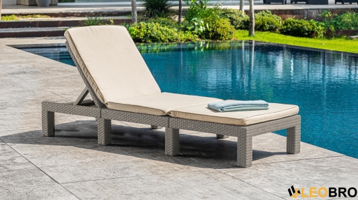 Шезлонг Keter DAYTONA DELUXE (Капучіно) (3178) - 2