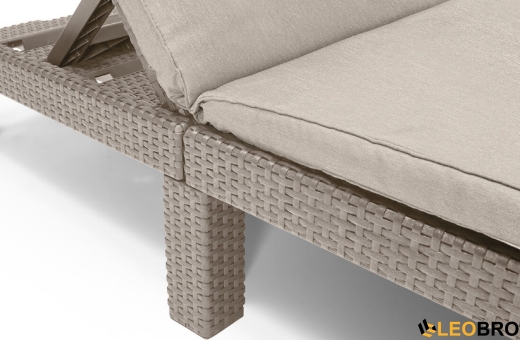 Шезлонг Keter DAYTONA DELUXE (Капучіно) (3178) - 4