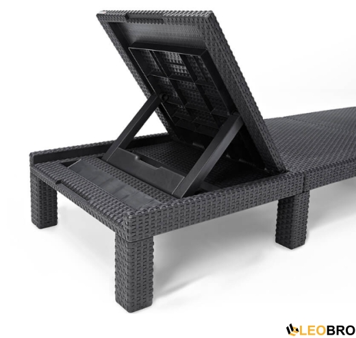 Шезлонг Keter DAYTONA DELUXE (Графіт) (3179) - 6