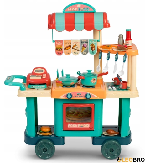 Ігрова дитяча кухня на колесах Ricokids (773000) - 1