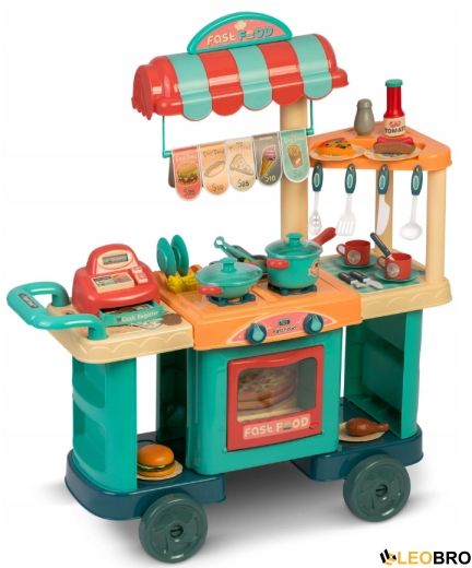 Игровая детская кухня на колесах Ricokids (773000) - 7