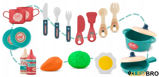 Ігрова дитяча кухня Ricokids Рожева (772900) - 7