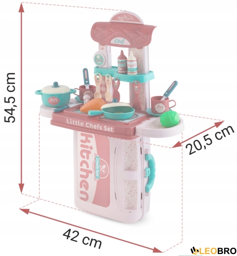 Ігрова дитяча кухня Ricokids Рожева (772900) - 8