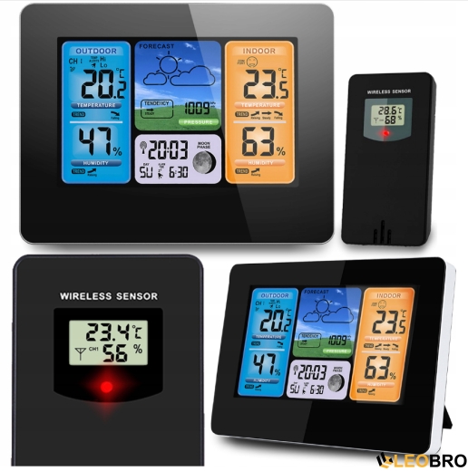 Метеостанція BERDSEN BD-902 Black (390200) - 1