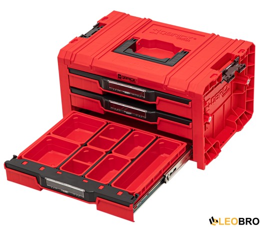 Ящик для інструментів Qbrick System PRO Drawer 3 Toolbox 2.0 Expert RED (5901238257509) - 3