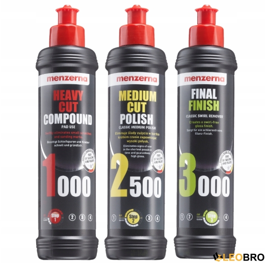 Полірувальна машинка MAJSTER MP0445 1,6KW + 4 насадки + полірувальна паста MENZERNA - 5