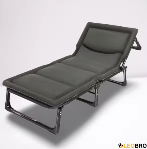 Розкладне ліжко (розкладачка) LEOBRO Темно-сіре - 5