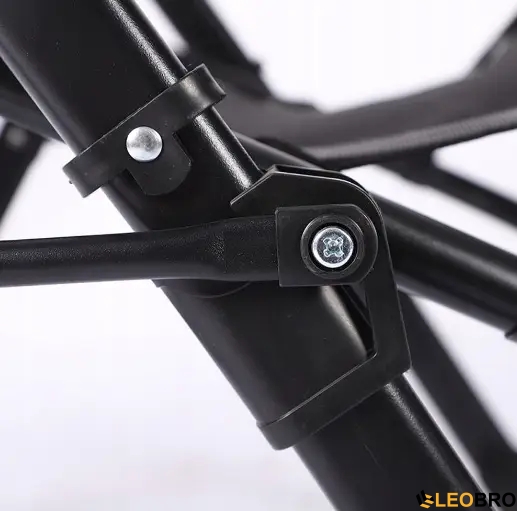 Комплект із 2 розкладних крісел шезлонгів Zero Gravity LEOBRO Чорного кольору (ZGC-R03X2) - 3