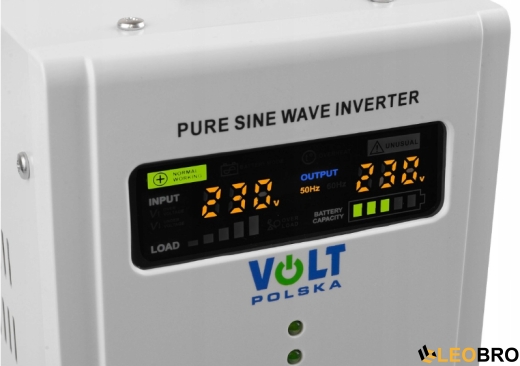 Гібридний ДБЖ/інвертор Volt Polska SINUS PRO 1500 E 12/230V 1000/1500W (3SP091512E) - 4