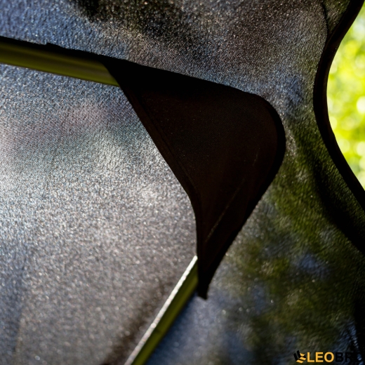 Гойдалка LEOBRO чорного кольору з подушками на 3 особи - 3