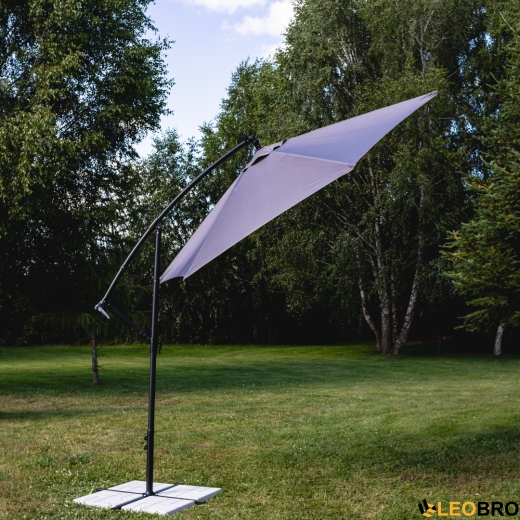 Складна парасолька з боковим подовжувачем LEOBRO Синій - 5