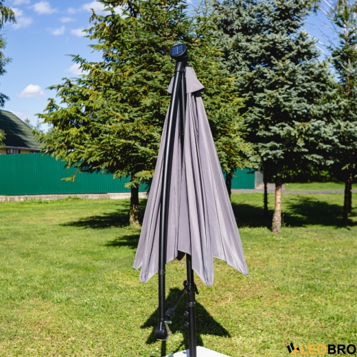 Складна парасолька з боковим подовжувачем LEOBRO Синій - 9