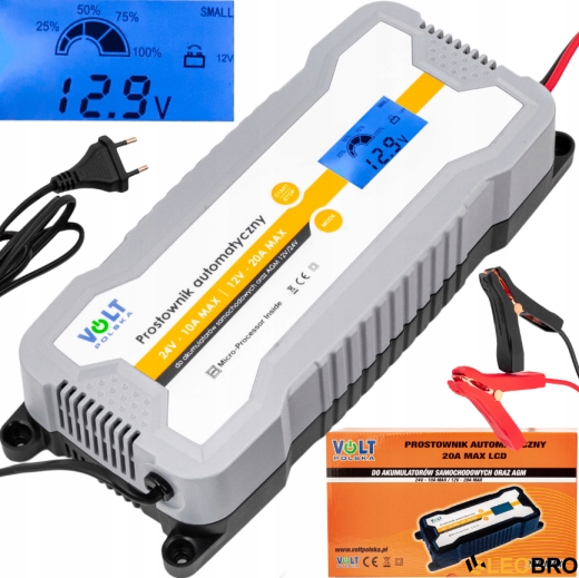Зарядное устройство Volt Polska 6PRO122420 с LCD (6PRO122420) - 1