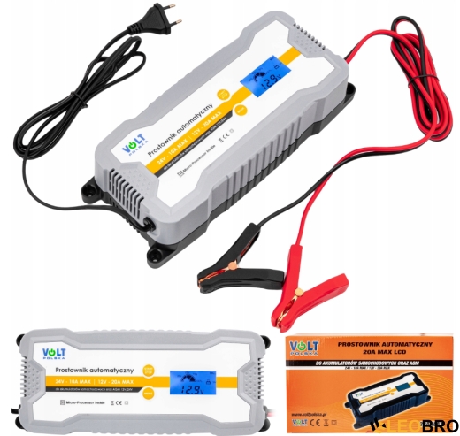 Зарядное устройство Volt Polska 6PRO122420 с LCD (6PRO122420) - 2