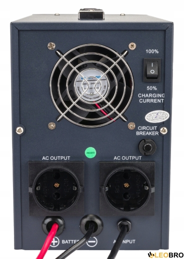Гибридный ИБП/Инвертор Powermat 800 VA 12/230V 640W/800VA (PM-UPS-800MP) - 3