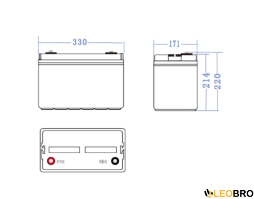 AGM Акумулятор 90Ah 12V Green Cell VRLA (AGM29) - 5