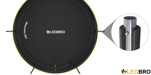 Батут із внутрішньою захисною сіткою 374 см LEOBRO Pro 12FT GREEN - 3
