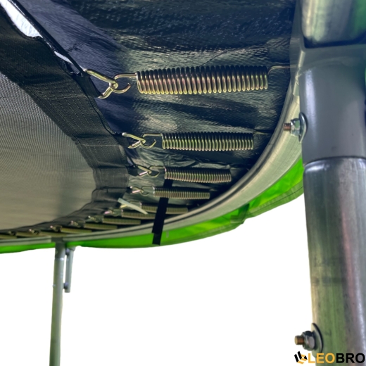 Батут із внутрішньою захисною сіткою 374 см LEOBRO Pro 12FT GREEN - 6