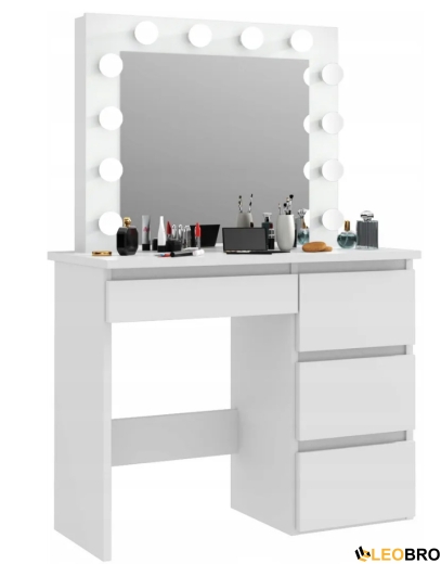 Косметичний туалетний столик FUNFIT White LED (3914) - 1