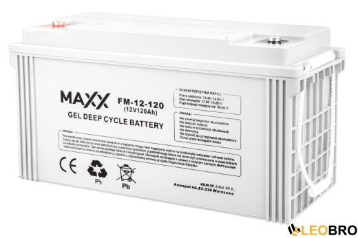 Гелевый Аккумулятор 120Ah 12V 4SUN MAXX GEL DEEP CYCLE (12-FM-120) - 1