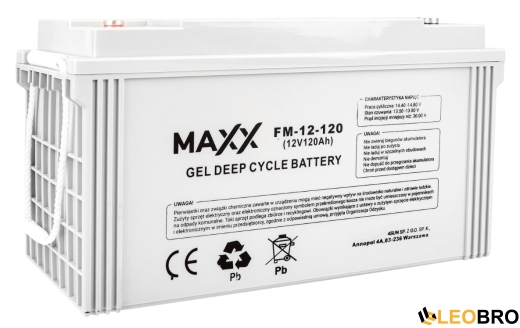 Гелевый Аккумулятор 120Ah 12V 4SUN MAXX GEL DEEP CYCLE (12-FM-120) - 3