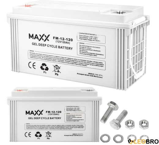 Гелевый Аккумулятор 120Ah 12V 4SUN MAXX GEL DEEP CYCLE (12-FM-120) - 5