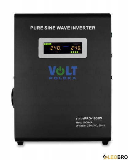 Комплект Volt Polska SINUS PRO 1000 W 12/230V 700/1000W + Акумулятор Green Cell AGM VRLA 100Ah 12V - 6