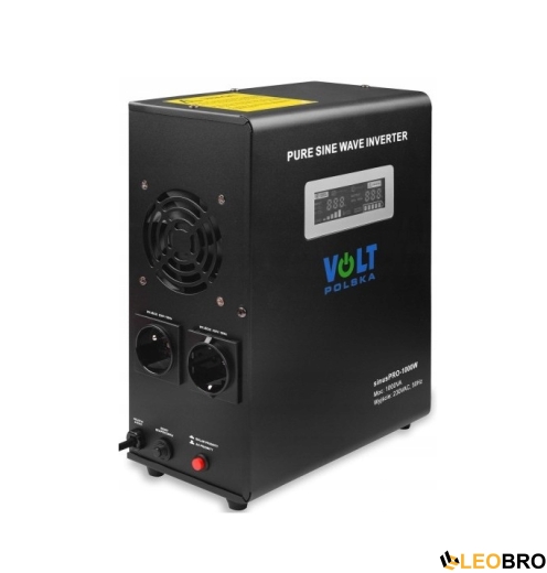 Комплект Volt Polska SINUS PRO 1000 W 12/230V 700/1000W + Акумулятор Green Cell AGM VRLA 100Ah 12V - 8