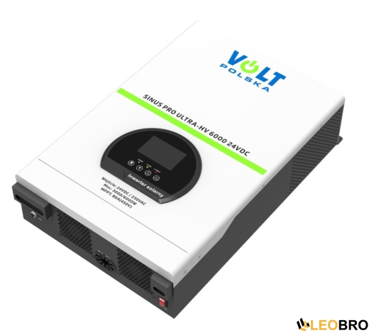 Солнечный инвертор Volt Polska ULTRA-HV 6000 24/230V (3000/6000W) + 80A MPPT (450V) (3SSHV30024) - 3