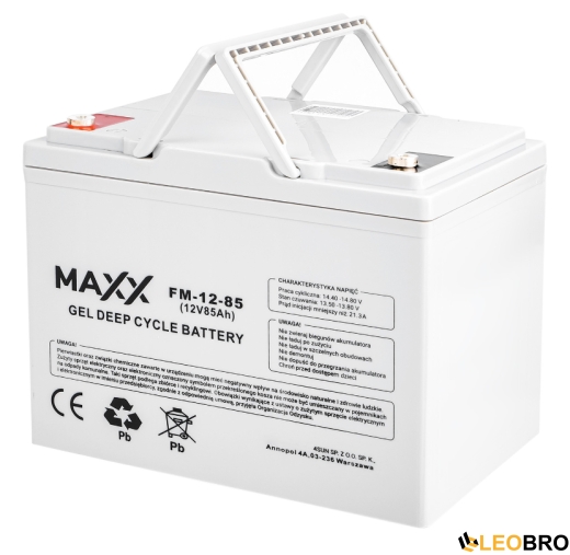 Гелевий Акумулятор 85Ah 12V 4SUN MAXX GEL DEEP CYCLE (12-FM-85) - 4