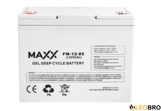 Аварійний комплект Volt Polska SINUS PRO 500 E 12/230V 350/500W + Акумулятор гелевий 4SUN MAXX GEL 85 Ah - 3