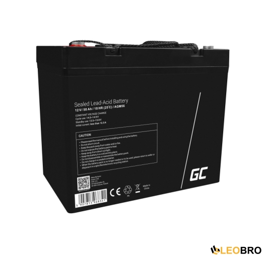 Аккумулятор Green Cell AGM VRLA 50Ah 12V (AGM56) - 1