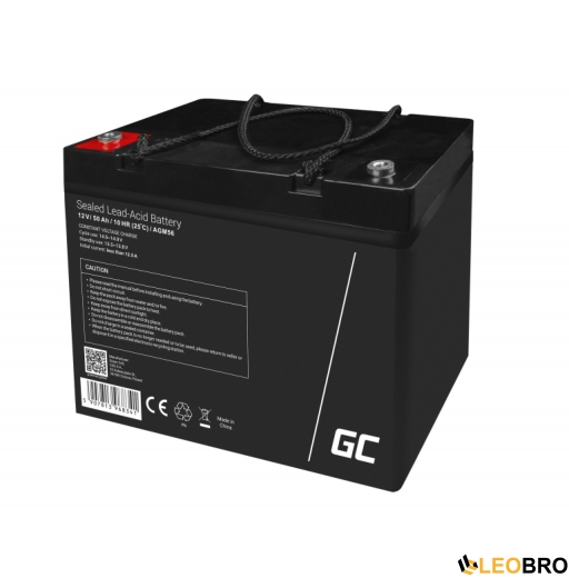 Аккумулятор Green Cell AGM VRLA 50Ah 12V (AGM56) - 5