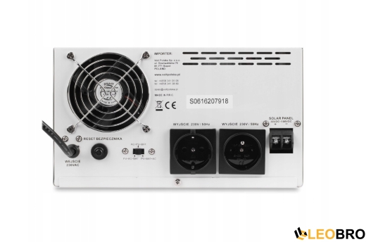 Аварійний комплект Інвертор Volt Polska SINUS PRO 2000S 24/230V 1400/2000W + 2шт Акумулятор 4SUN MAXX 85Ah 12V - 4