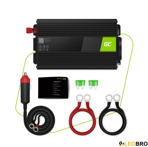 Автомобільний інвертор Green Cell 12V на 230V 500W/1000W (INV16) Чистий синус - 4