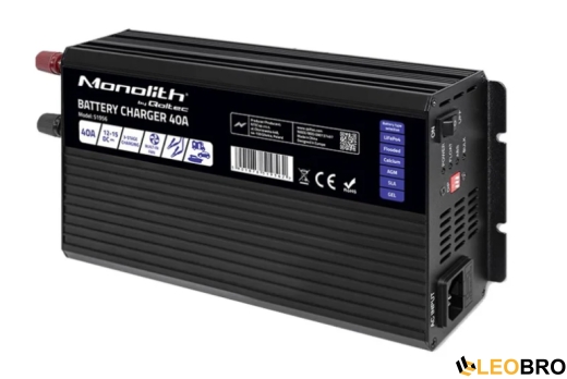 Зарядний пристрій Qoltec Monolith LiFePO4 40A 12.8V (51956) - 3