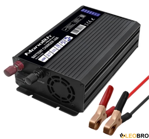 Зарядний пристрій Qoltec Monolith LiFePO4 40A 12.8V (51956) - 6