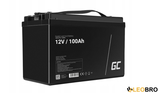 Аварійний комплект Volt Polska SINUS PRO 500 E 12/230V 350/500W + Акумулятор Green Cell AGM VRLA 100Ah 12V - 4