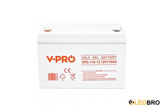 Аварійний комплект Volt Polska SINUS PRO 1500 E 12/230V 1050/1500W + Акумулятор VOLT GELL 110Ah 12V - 2