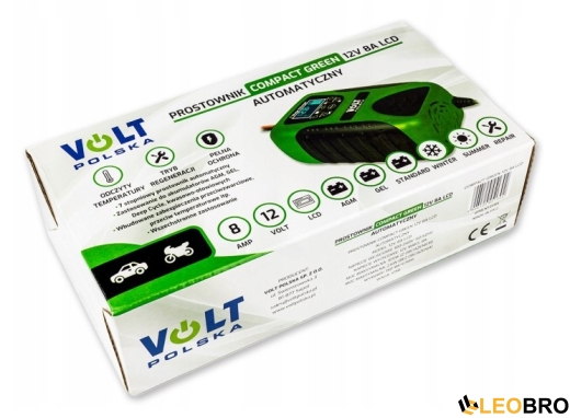 Зарядний пристрій Volt Polska 12V 8A LCD (6PRLN12V8A) - 5