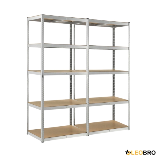 Cтелаж FunFit 180 х 180 х 40 см, 200кг/полиця, 5 полиць - 1