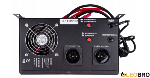Гибридный ИБП/инвертор Volt Polska SINUS PRO 2000W 24/230V 1400/2000W + Балансир 24V - 4
